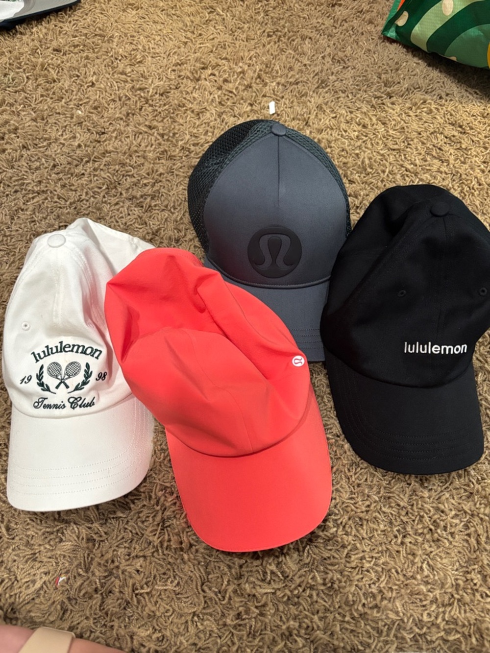 lululemon athletica Baseball Caps - White, Red, Gray, Black